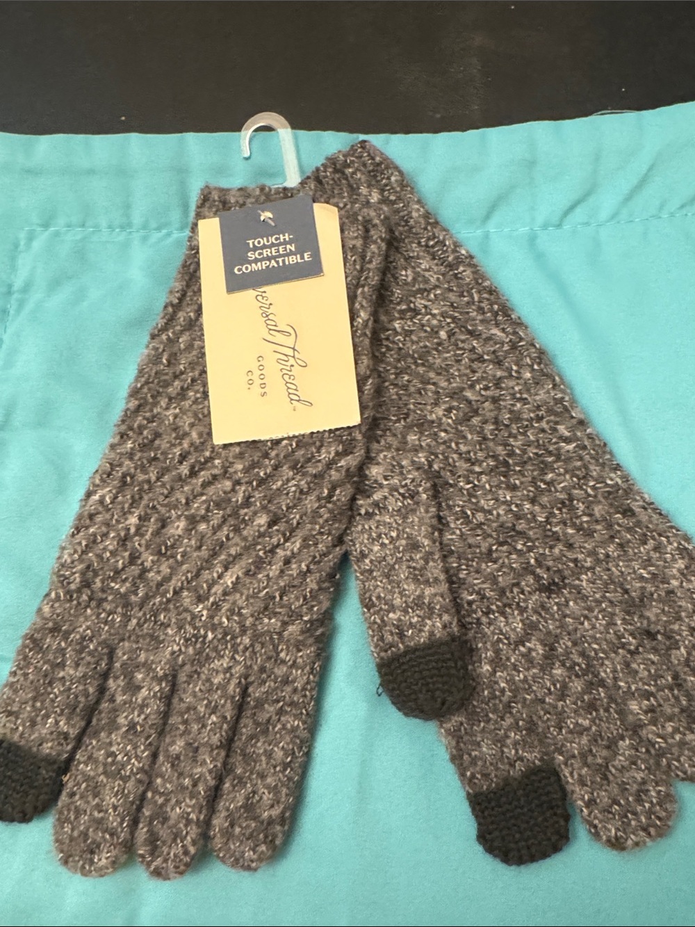 Target Women's Gray Knit Touchscreen Gloves